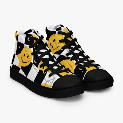 Smiley Face High Top Shoes