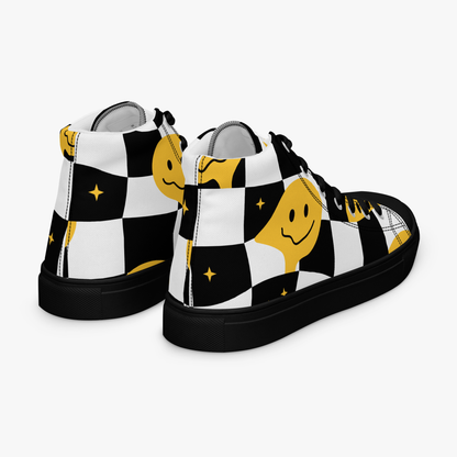 Smiley Face High Top Shoes