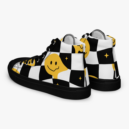 Smiley Face High Top Shoes
