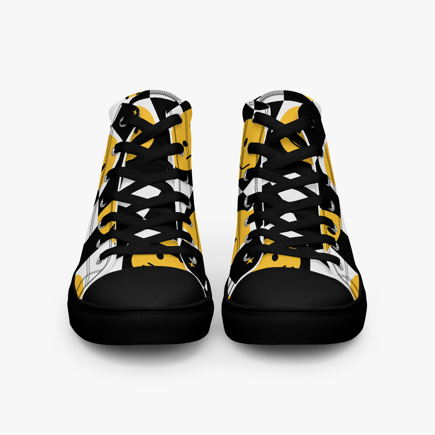 Smiley Face High Top Shoes