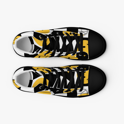 Smiley Face High Top Shoes