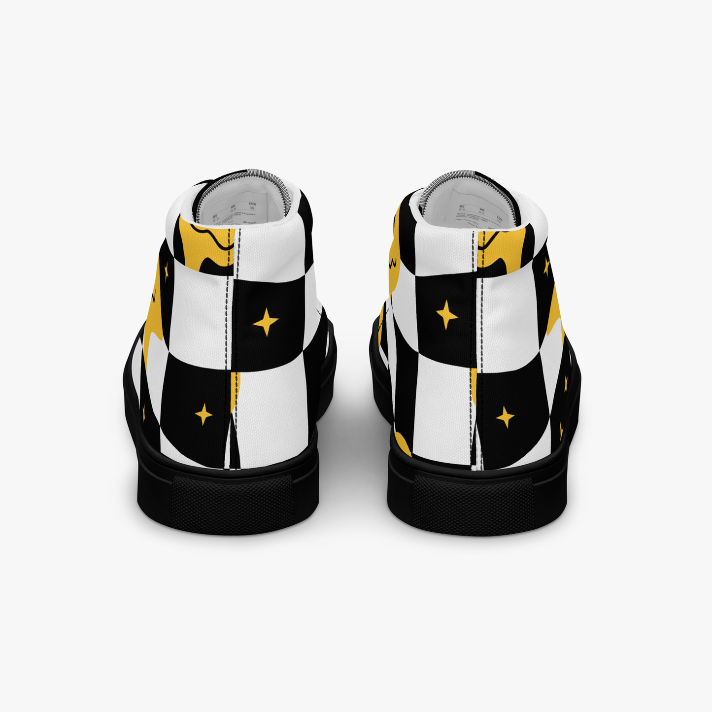 Smiley Face High Top Shoes