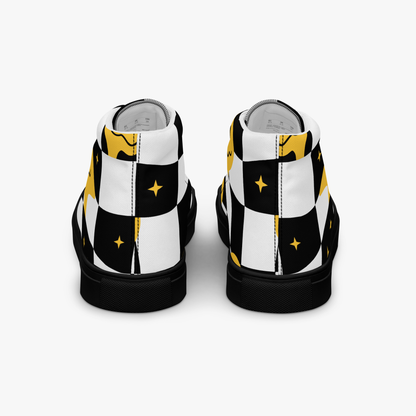 Smiley Face High Top Shoes